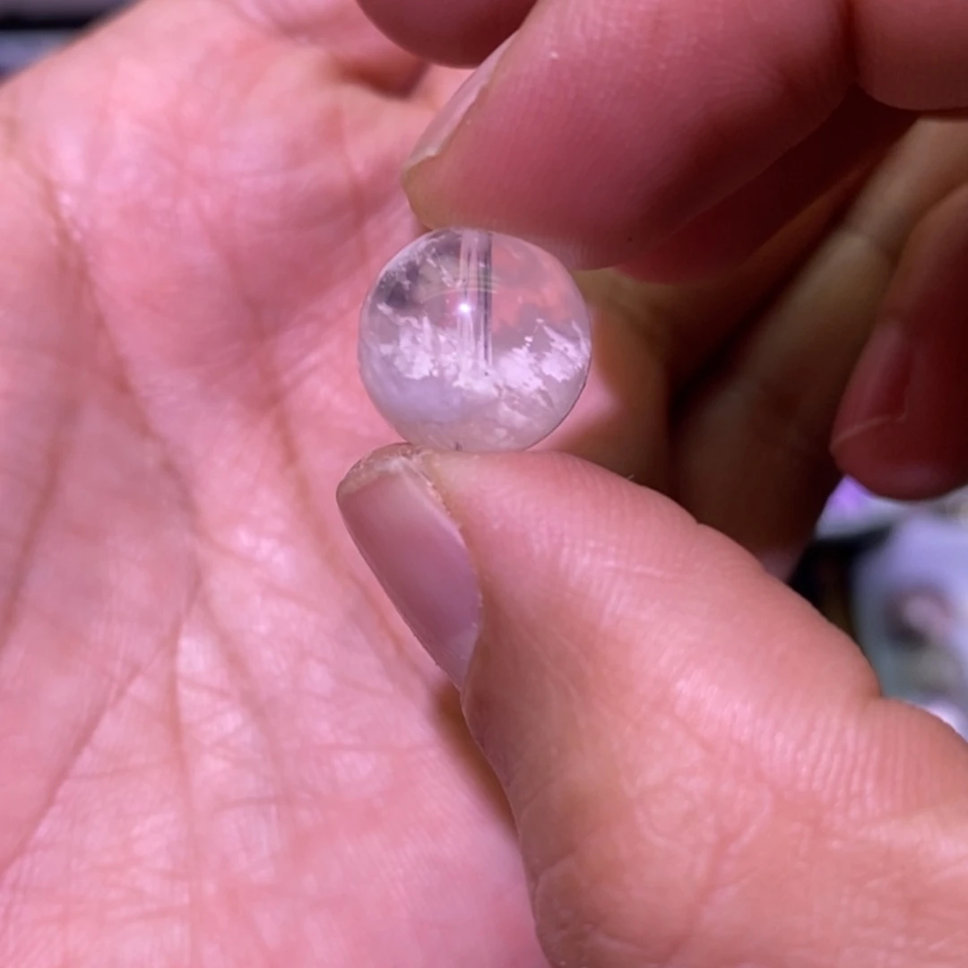 水晶手串未镶嵌?雪花幽灵