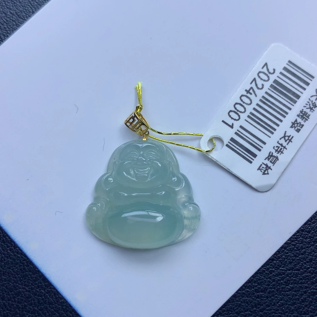 翡翠颈饰未镶嵌佛公