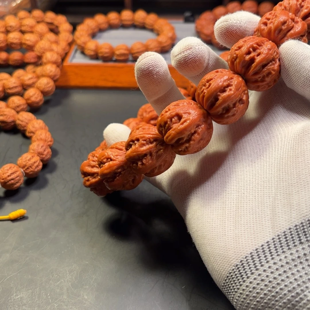 文玩核桃手串浩*?小核桃