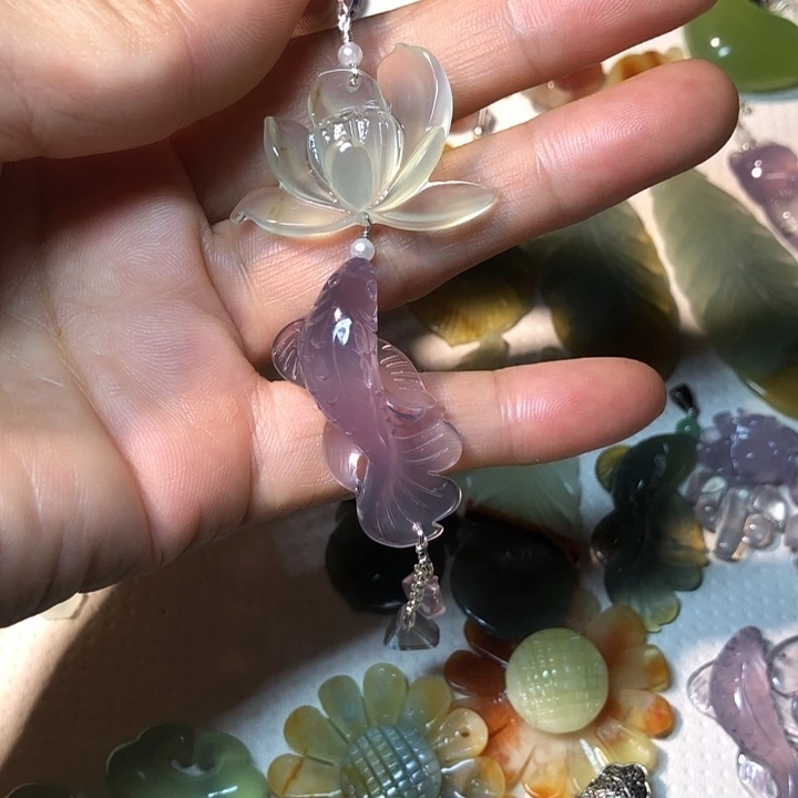 云***蛇纹石玉未镶嵌挂件