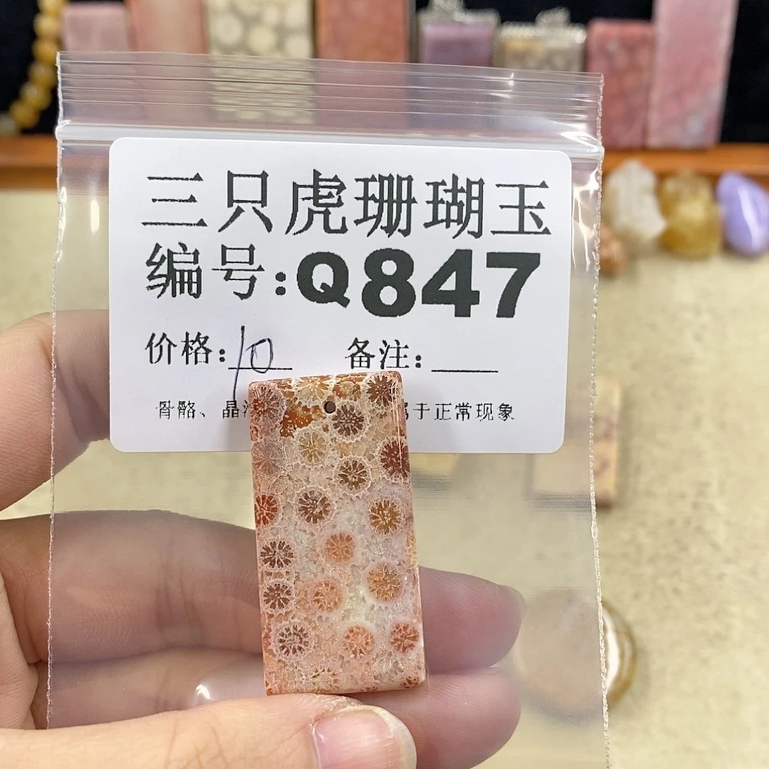 硅化珊瑚（珊瑚玉）1未镶嵌英