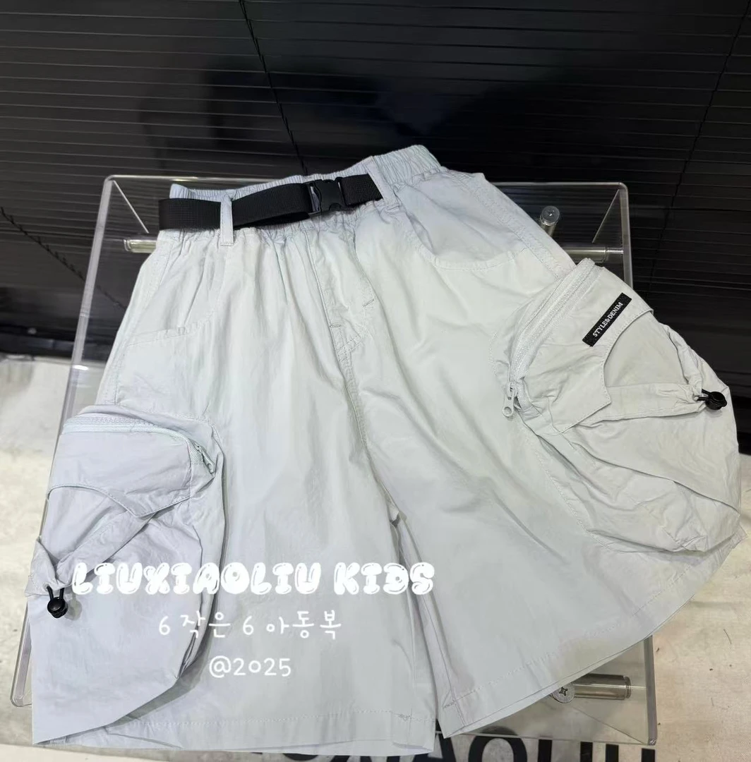 杭州六小六正版BY LIUXIAOLIU夏季儿童工装短裤19867