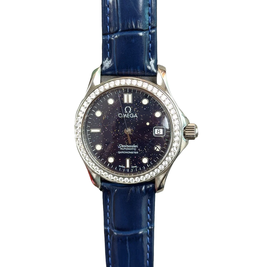 95新 Omega/欧米茄 欧米茄/海马/36盘/后盘/后钻/自动机械/49050