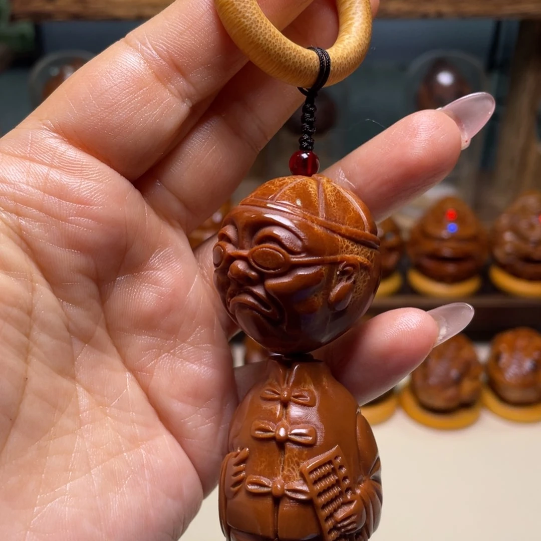 佛螺菩提吊坠账房先生手把