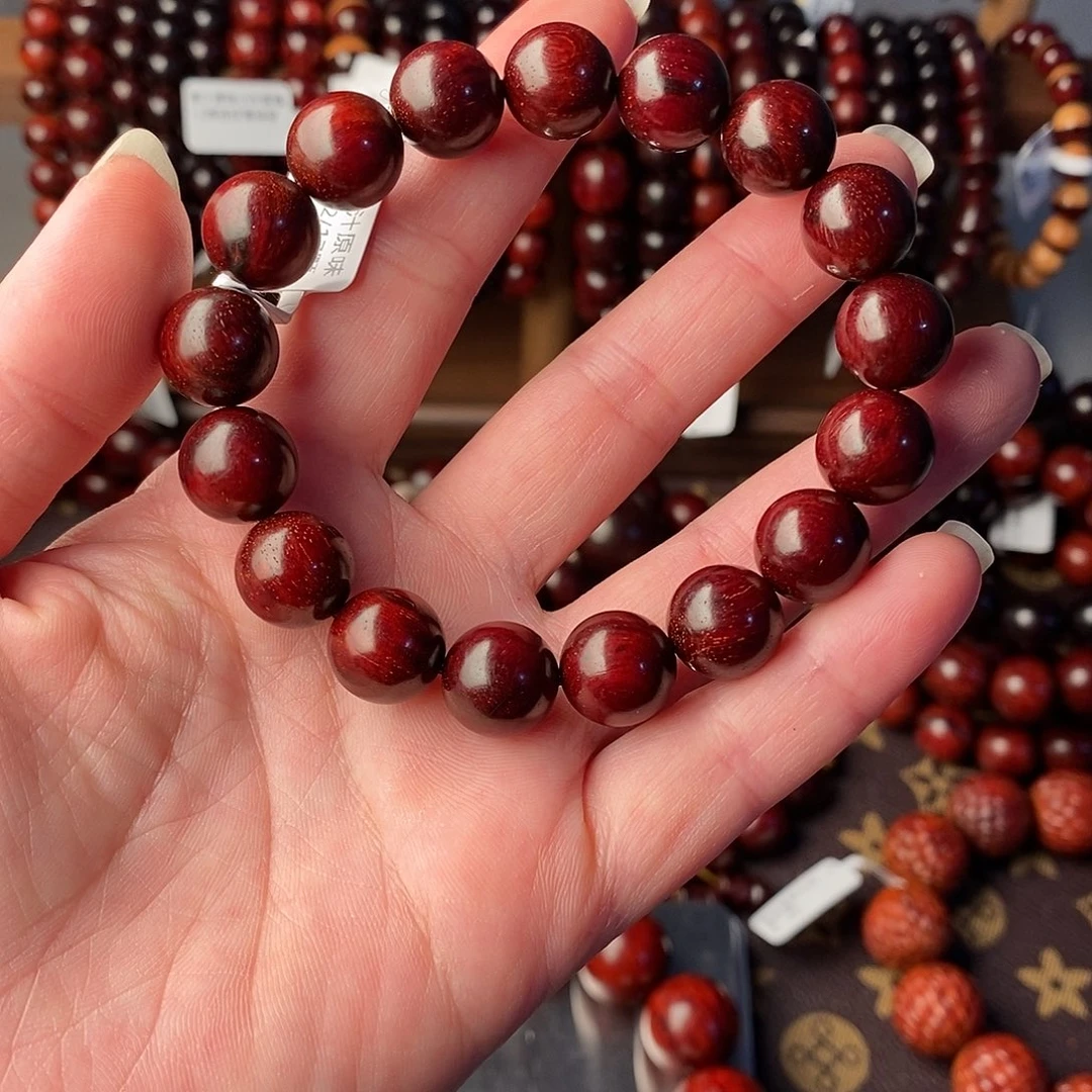 手串/手链小叶紫檀瑕疵珠：原汁原味小叶紫檀1,2/17颗高油密