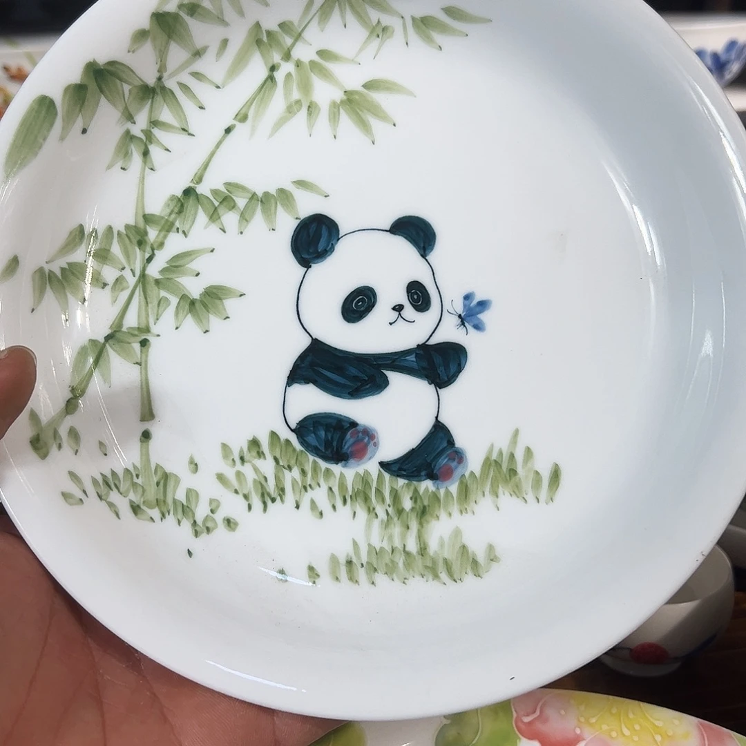 陶瓷景德镇高温釉下陶瓷8寸窝盘
