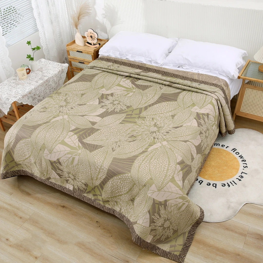 [花鸣]230*250cm高定奢华风玉石母粒冷棉软凉席