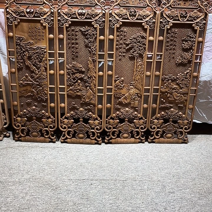 逍***哥麻东阳仿古木雕装饰