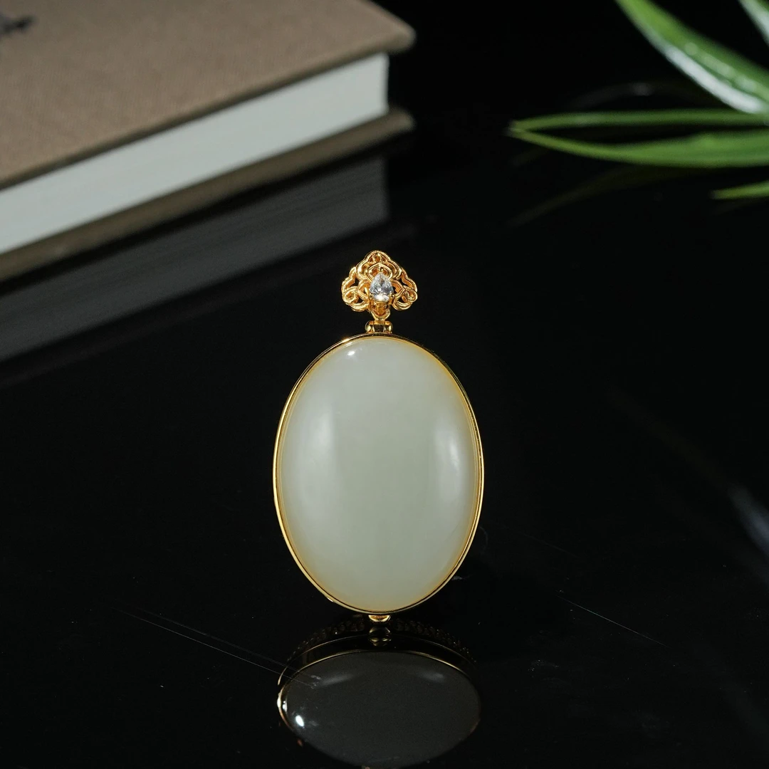 白玉云上佛大吊坠 YC0460649
