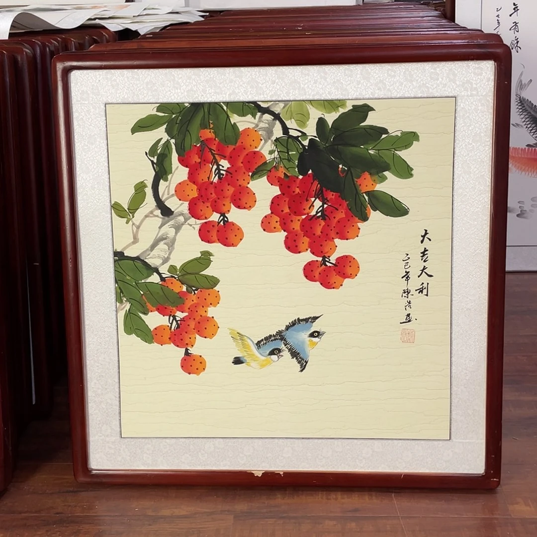 国画带框尺寸63*63厘米