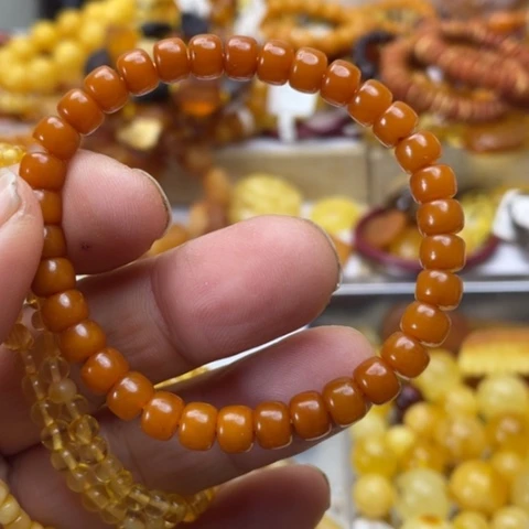 手串琥珀未镶嵌手串