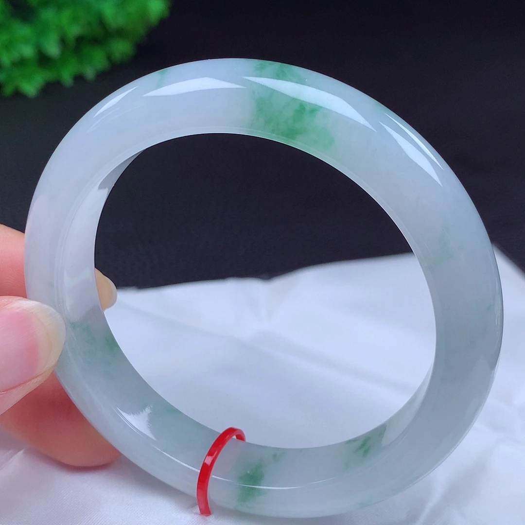 翡翠未镶嵌手镯60圈686013