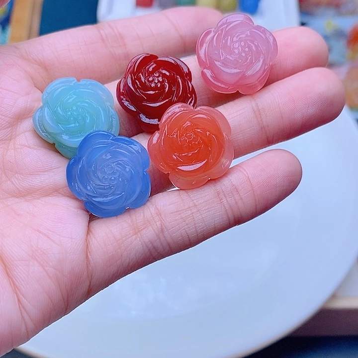@***丽玛瑙/玉髓合金珠宝半成品