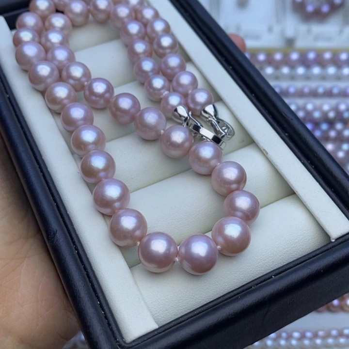 淡水珍珠项链未镶嵌樱花粉