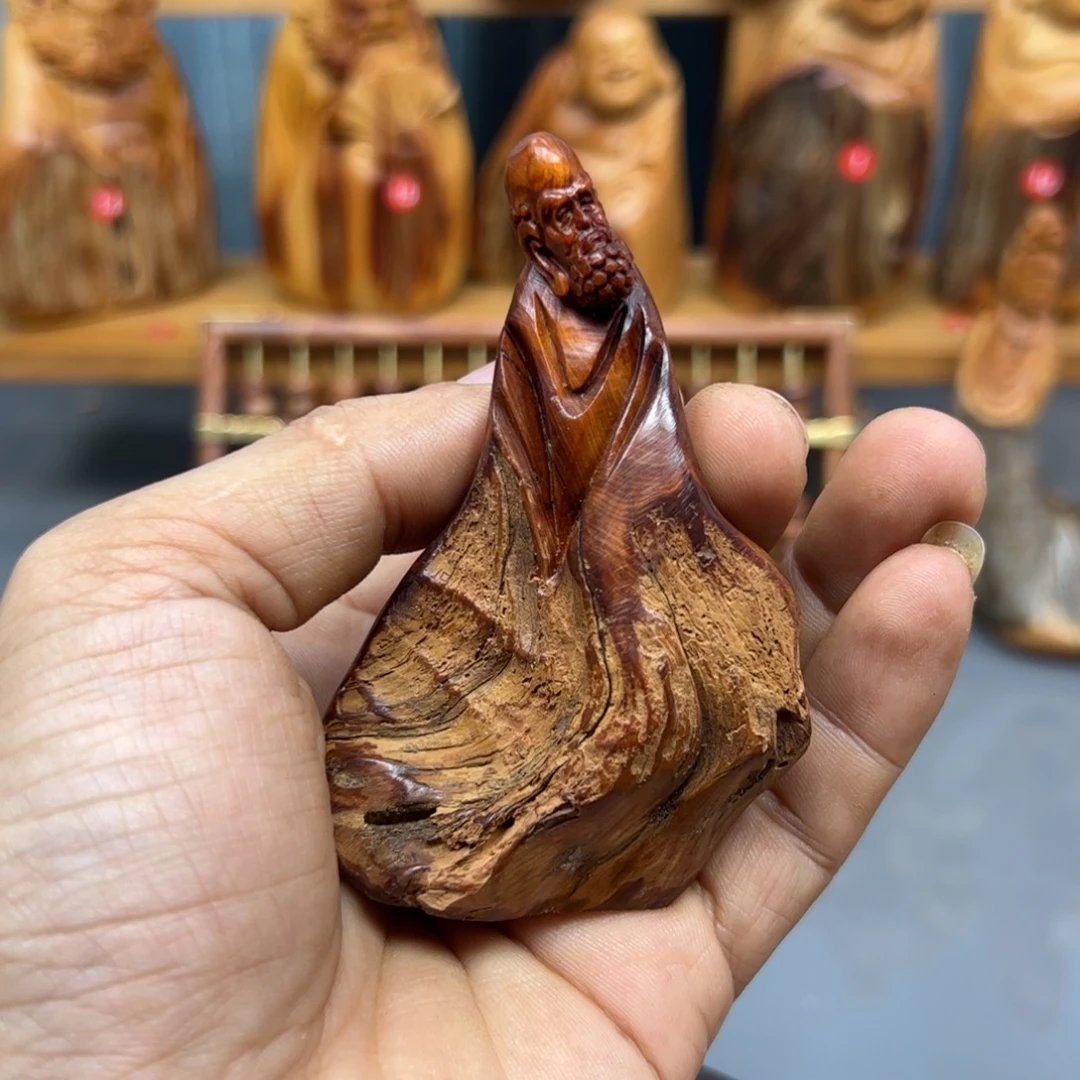 ～***～木崖柏木摆件手把件