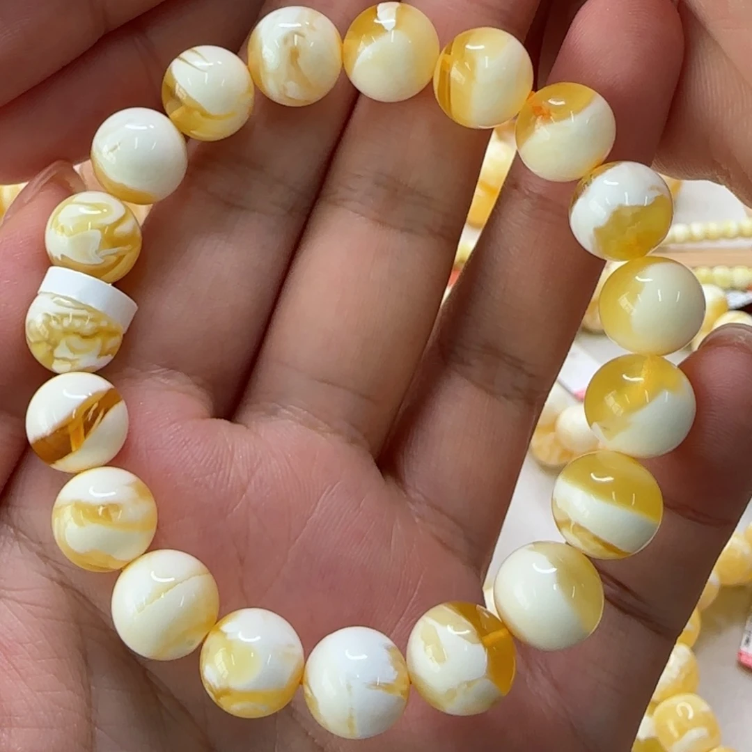 未镶嵌琥珀手链蜜蜡