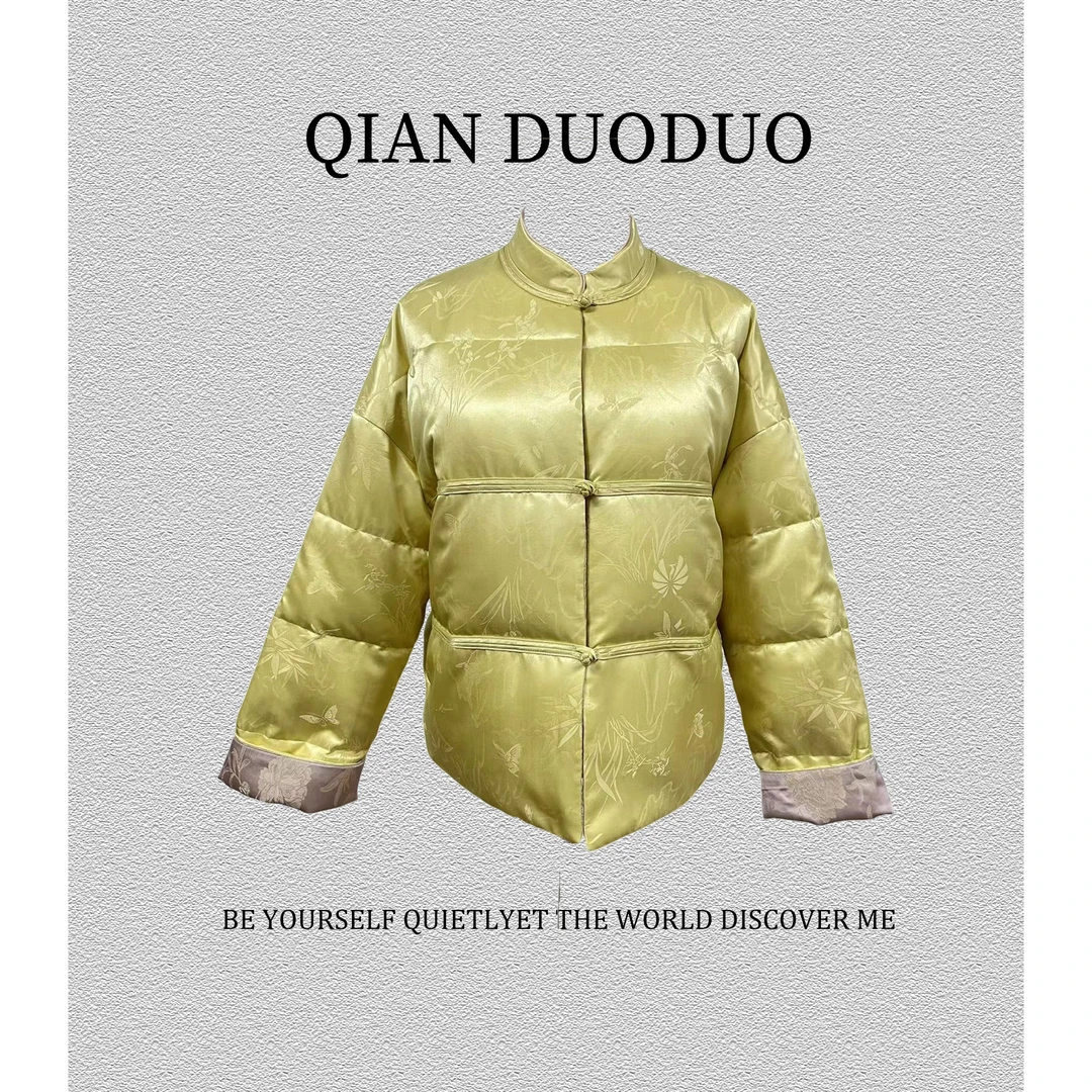 雅姿锦断码【奶芙芙】白鹅绒拜年服保暖时尚百搭外套YRD67180583