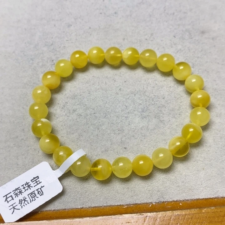 蜜蜡未镶嵌裸石串