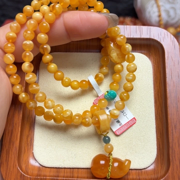 蜜蜡未镶嵌手链手串