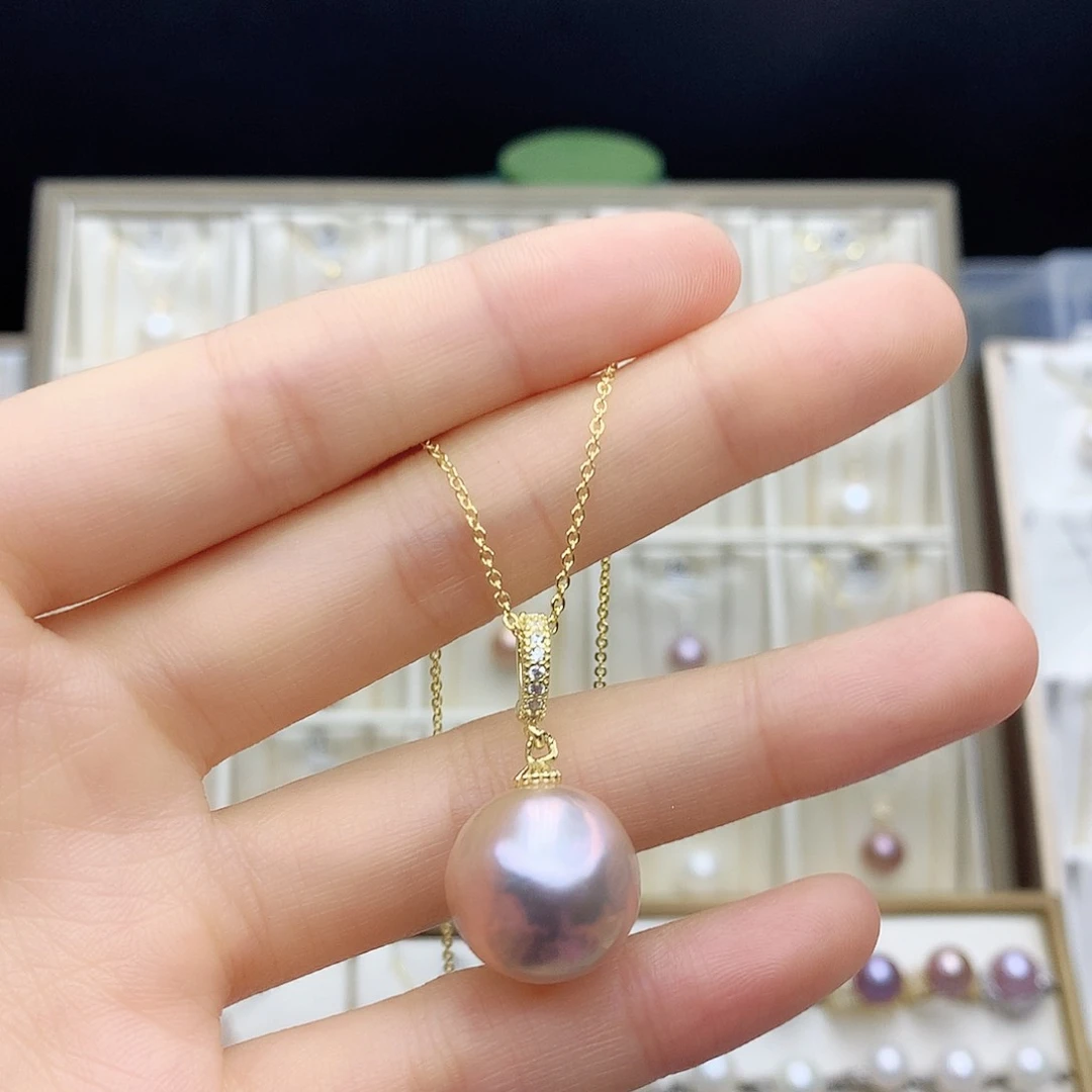 淡水珍珠颈饰合金