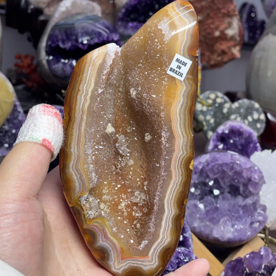 珠宝半成品紫晶银S925镶嵌捡漏