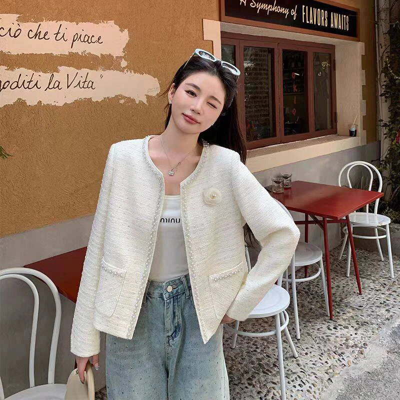 外套女款爆款2025年春秋新款女高级轻奢网红潮牌短款春款