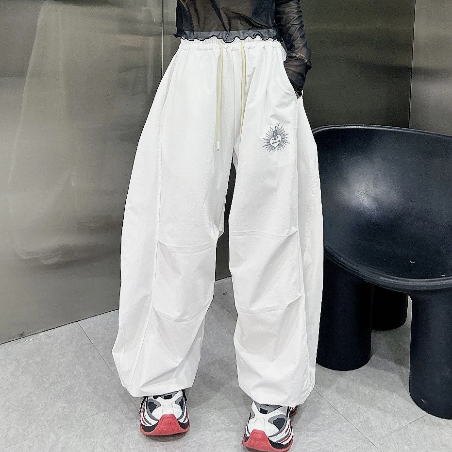 NH-2597#高级暗格速干面膜2025褶皱美式伞兵版型运动裤休闲裤