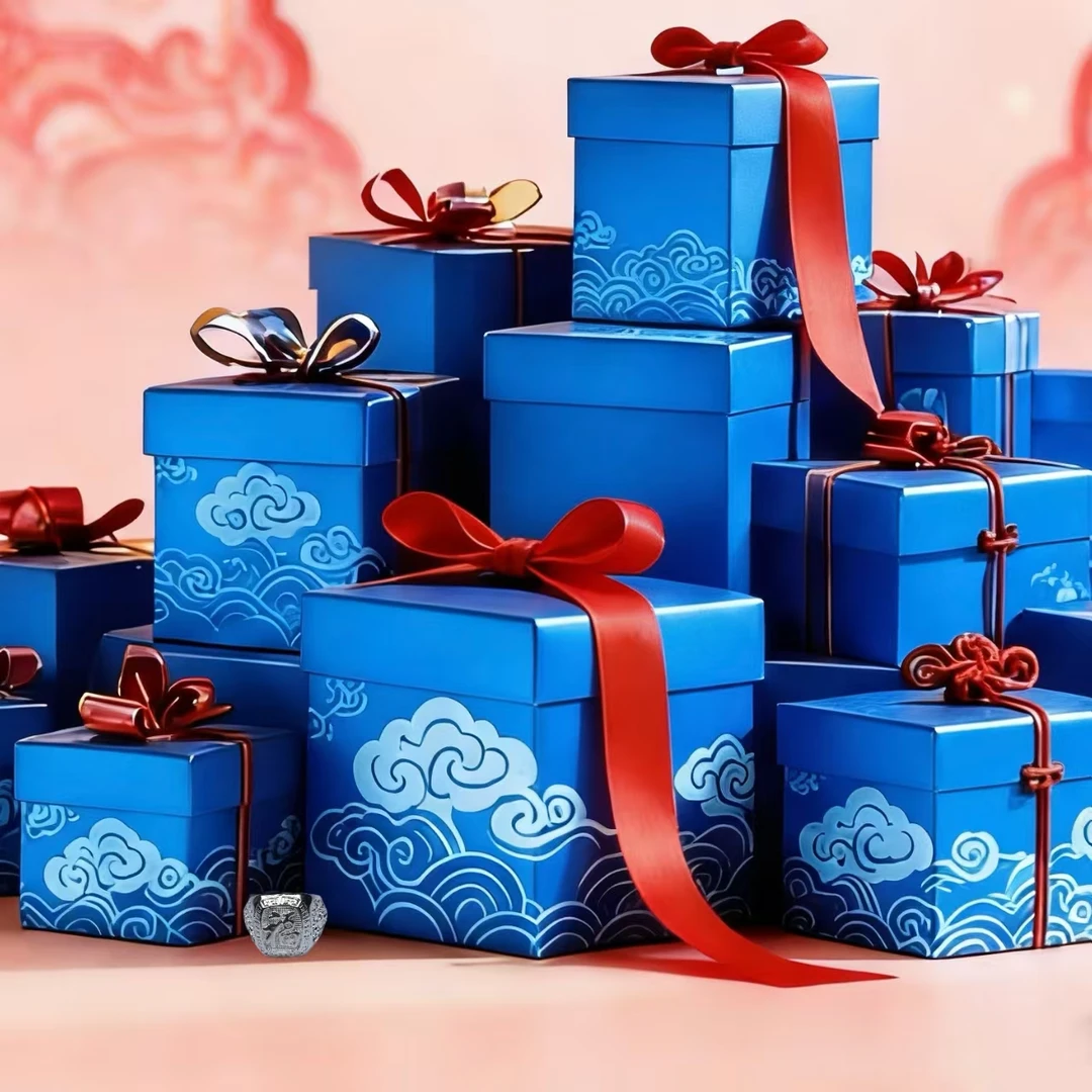 雪涧源创春节风格轻职风精美礼盒挂件-T207