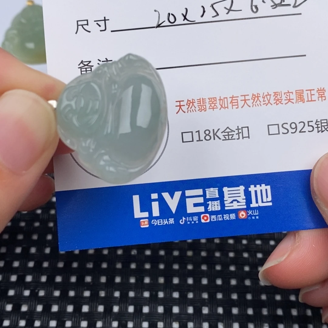 翡翠银S925镶嵌颈饰