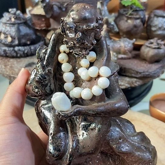 杯摆件 柴烧裸烧手作品