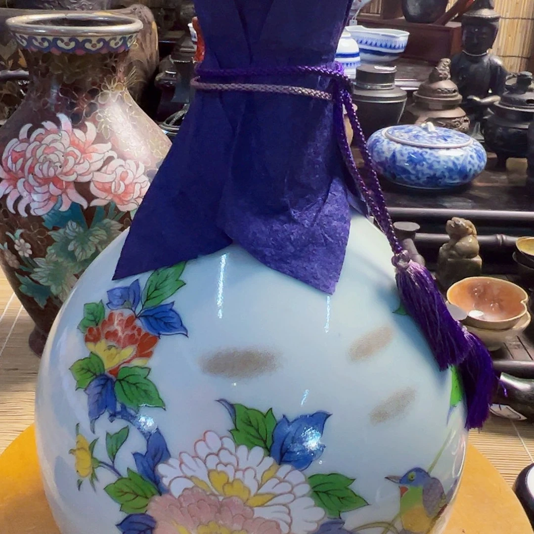 陶瓷恭喜发财欢迎光临初遇见