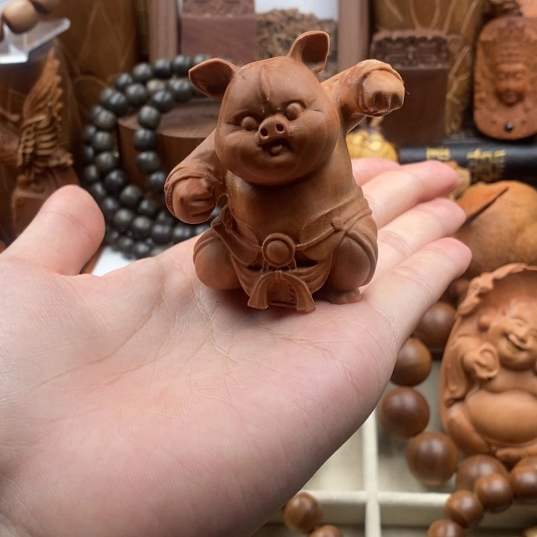 檀香木手串/手链老山檀，猪，把件