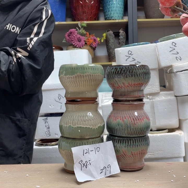 粗陶多肉花盆微瑕10