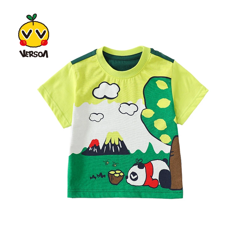 学院风一般夏季休闲风卡通风套装男童休闲t恤小童008