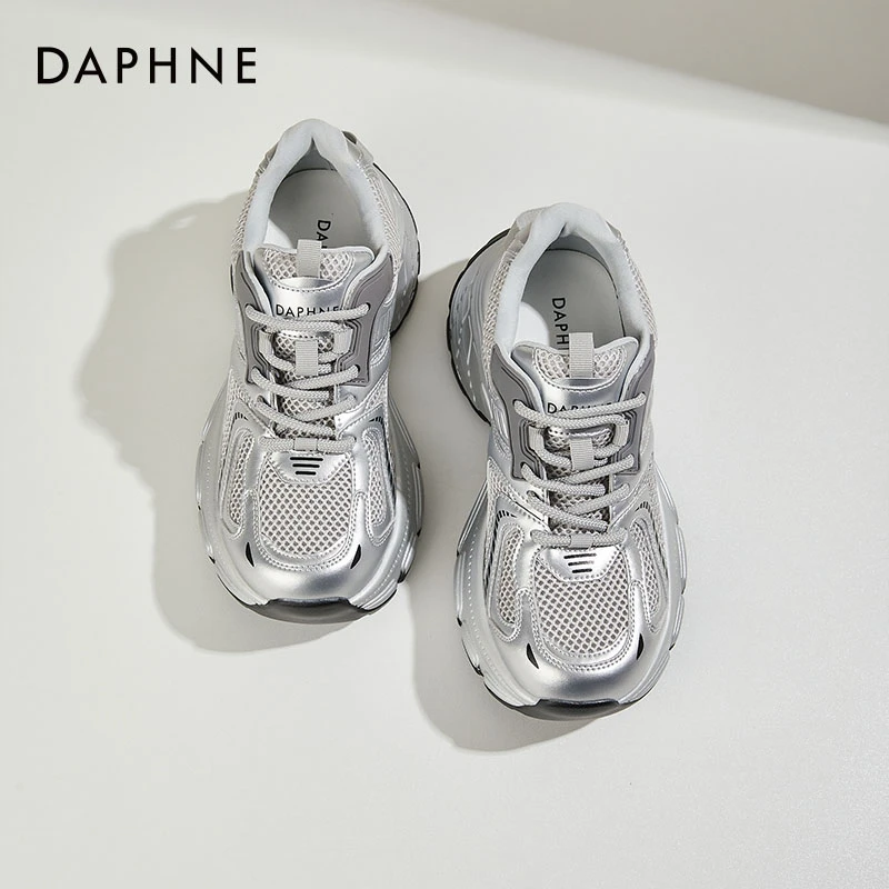 达芙妮老爹鞋女鞋2025年秋季新款厚底增高小个子时尚休闲运动鞋