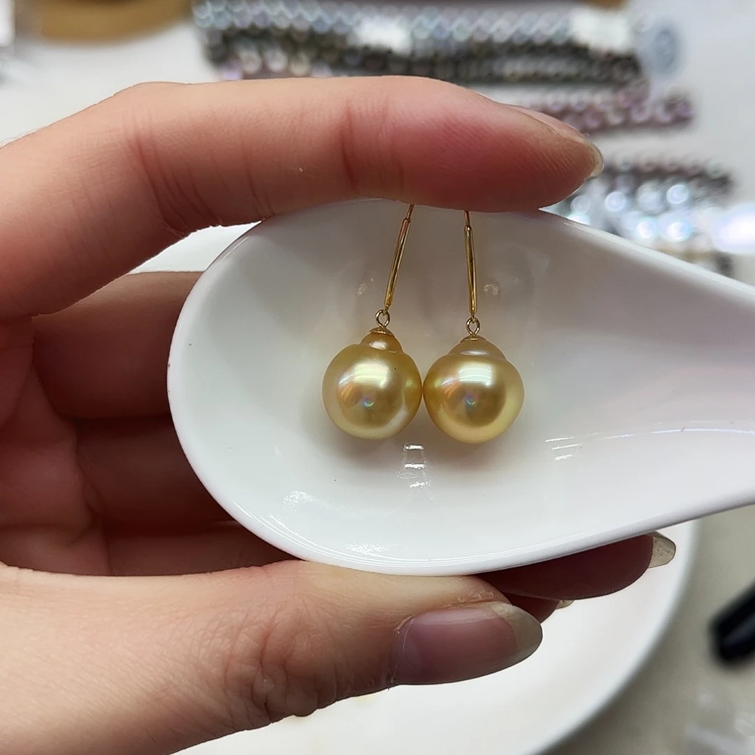 海水珍珠耳饰未镶嵌