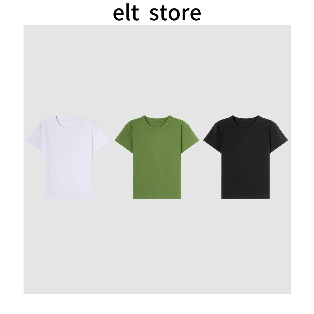 圆领修身套头短袖1623