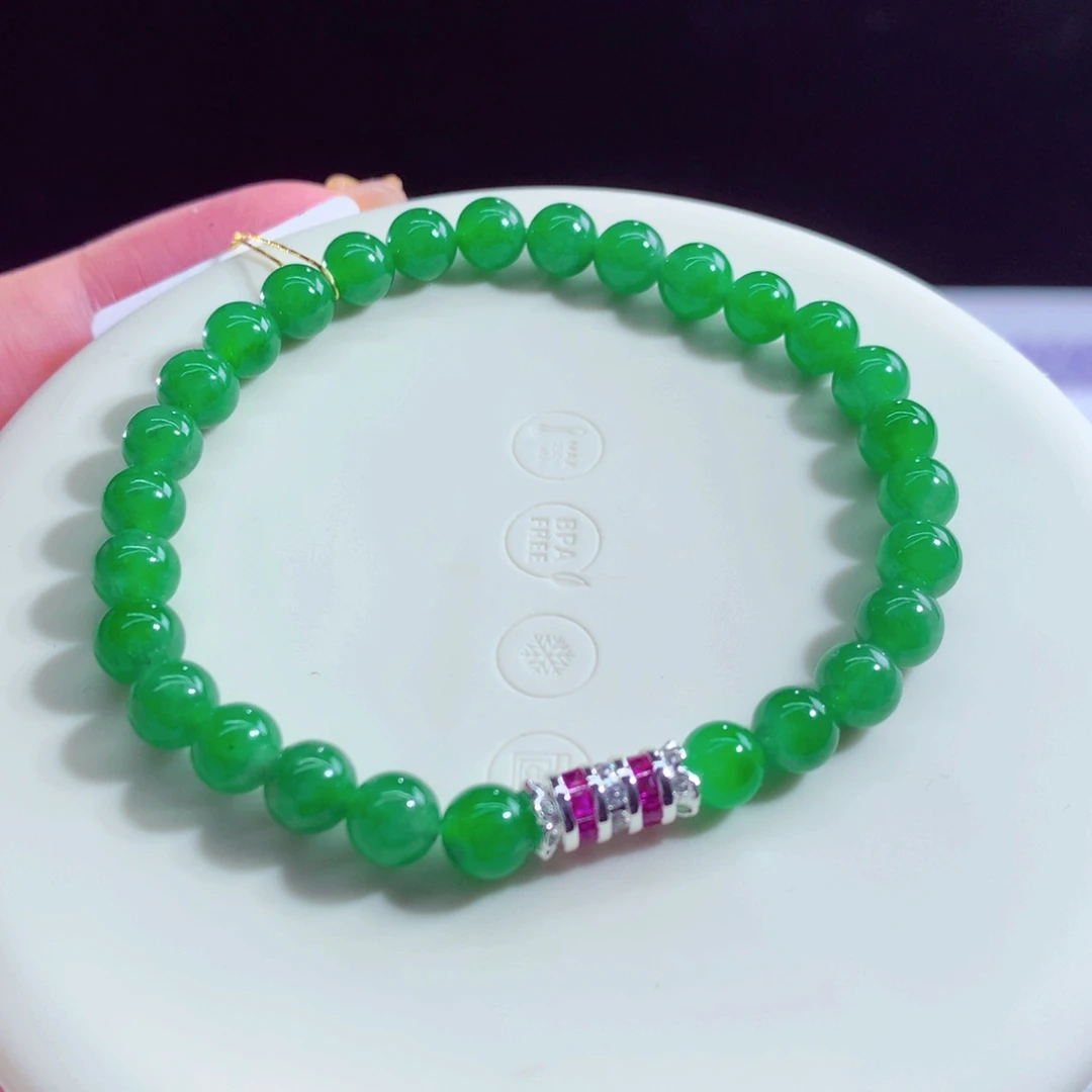 翡翠未镶嵌手链天然翡翠