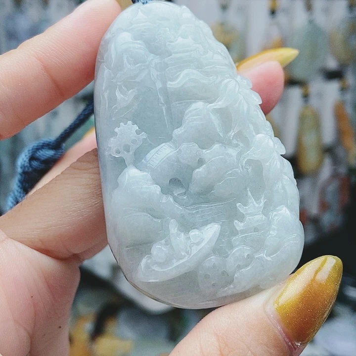 翡翠未镶嵌颈饰翡翠