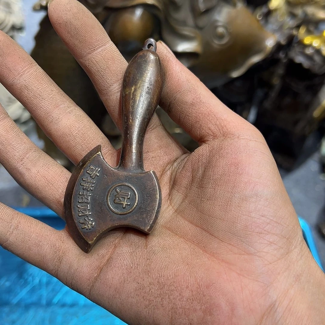 昆***情微瑕疵黄铜摆件工艺品