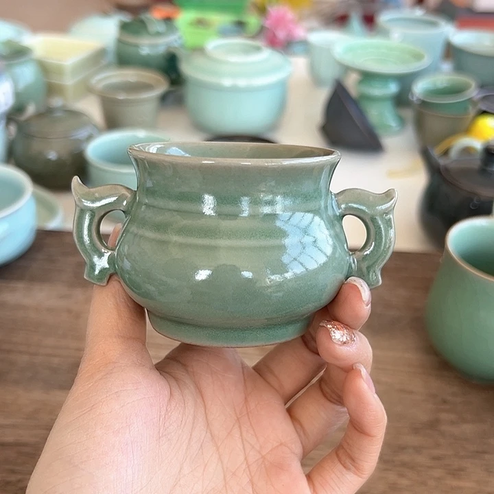 小米茶器龙泉青瓷
