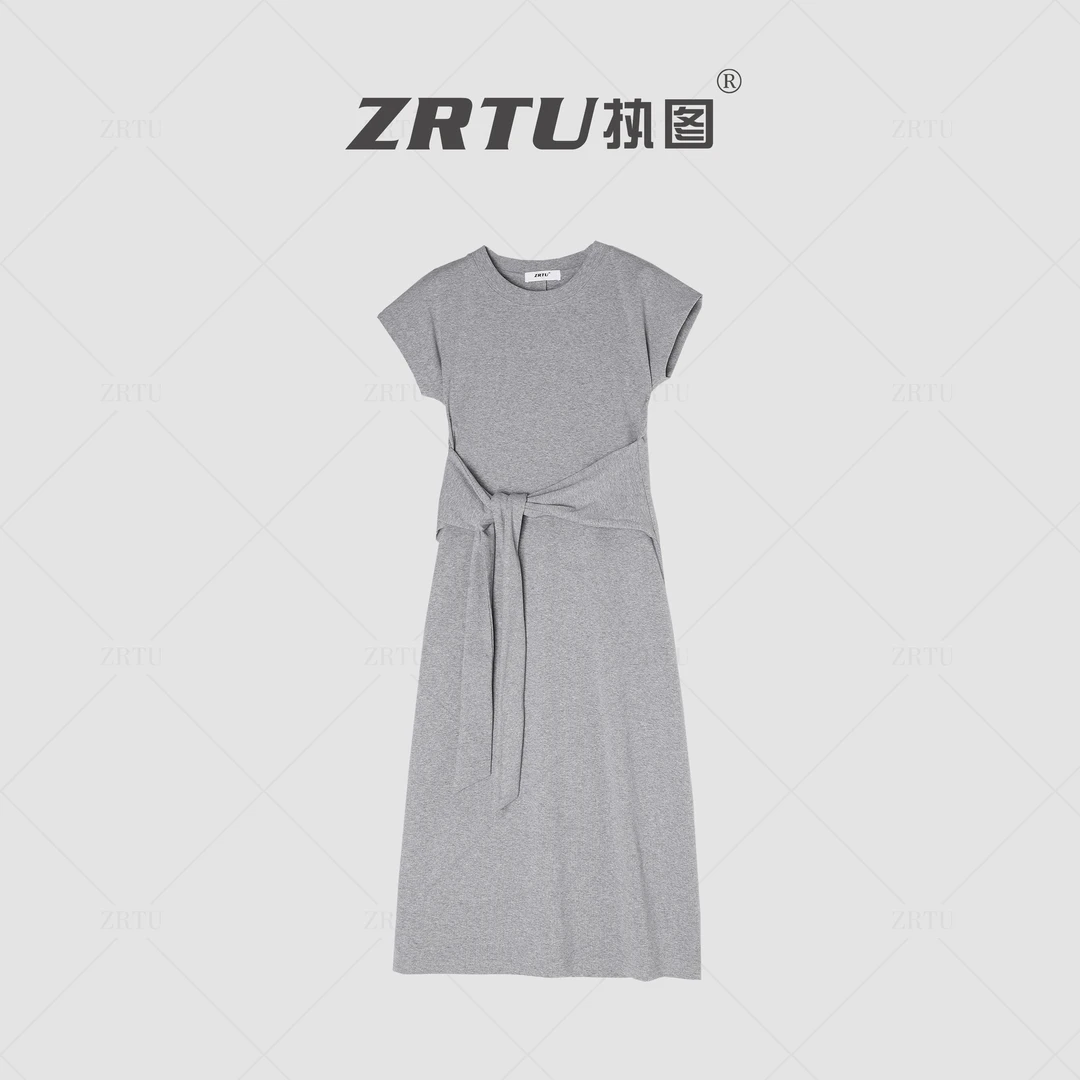 ZRTU/执图2025新款休闲纯色女装连衣裙