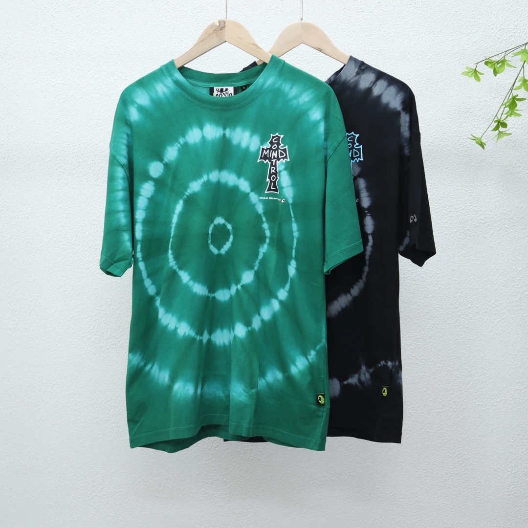 潮牌男女时尚百搭休闲渐变圆领潮流扎染个性T恤 00510(B3-11