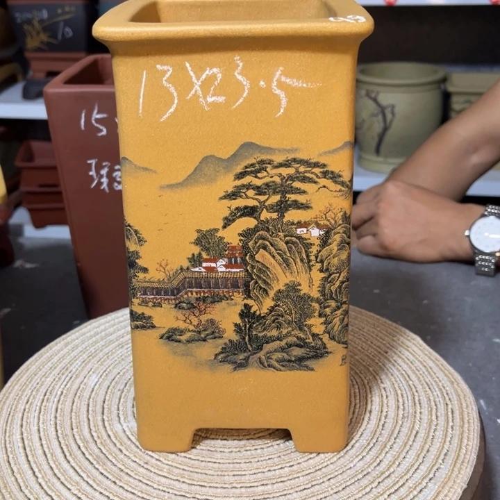 紫砂花盆紫砂花盆