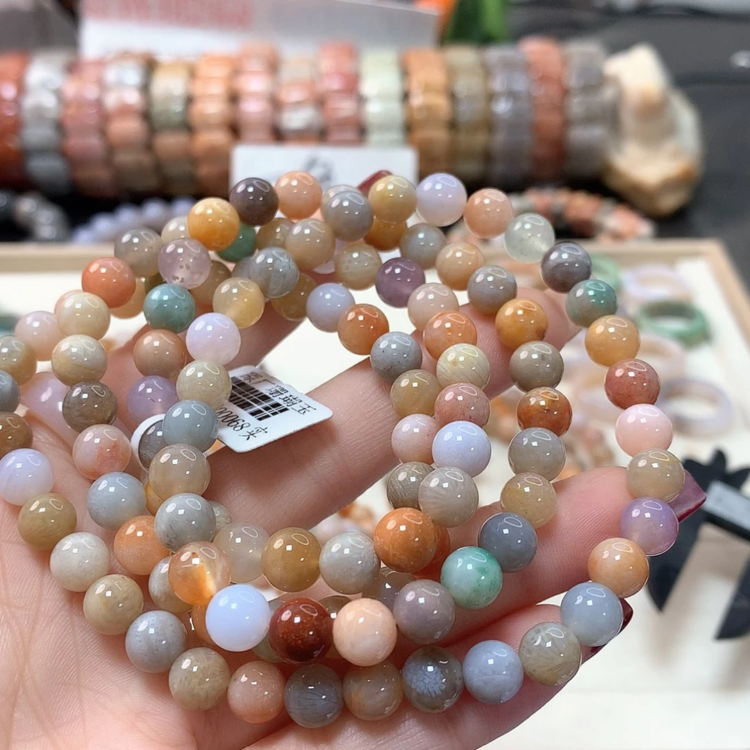 硅化珊瑚（珊瑚玉）手链未镶嵌白*322