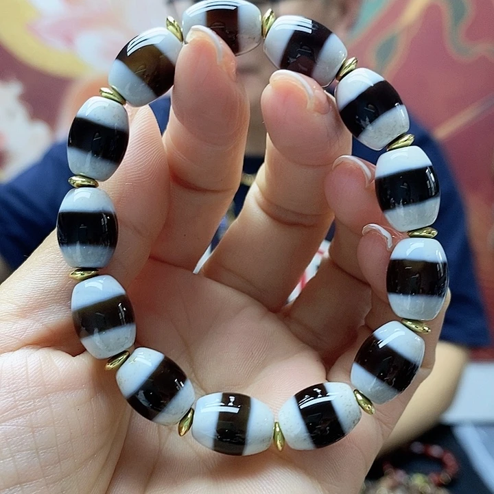 玛瑙/玉髓合金颈饰