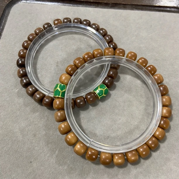 P761 菩提老型单圈手串8×7mm（底色多样 发其一）