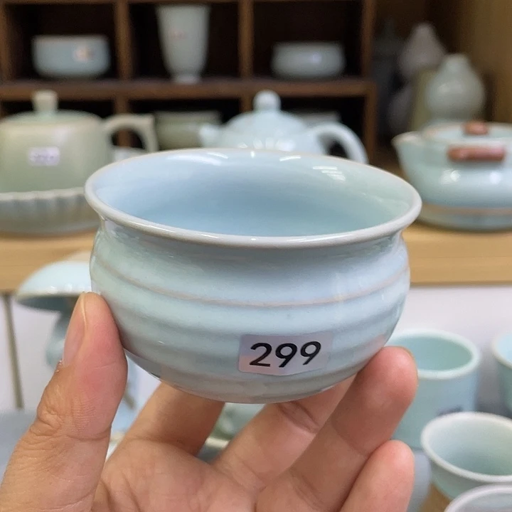 陶瓷杯子微瑕钱袋子杯