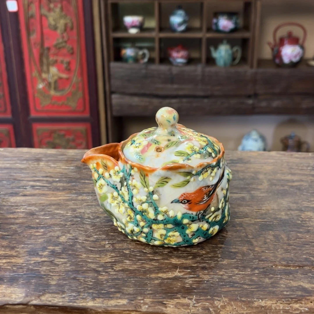 柴烧手工手绘陶瓷