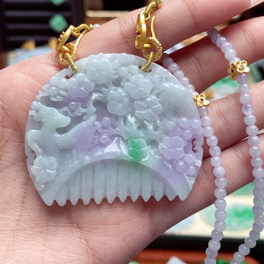 颈饰未镶嵌翡翠翡翠吊坠